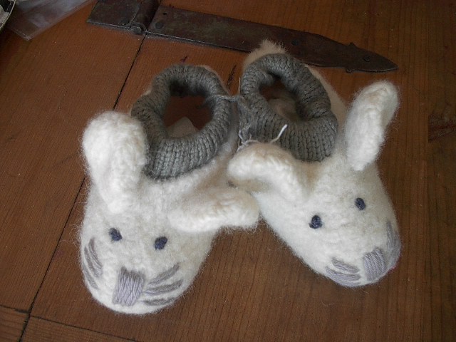 bunny slippers